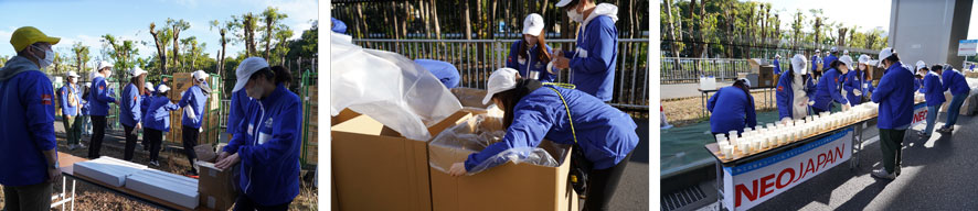 10月30日「横浜マラソン2022」に出走者と給水所ボランティアスタッフとして参加しました